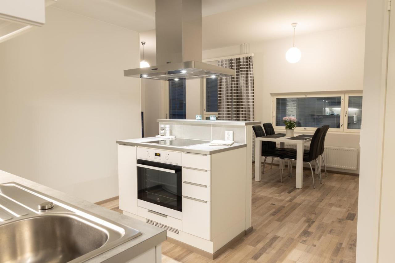Arctic City Apartment Tammela With Sauna And Free Parking Rovaniemi Bagian luar foto